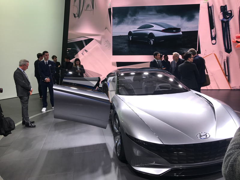 Illustration for article titled The Hyundai Le Fils Rouge Concept Is So Cool Horacio Pagani Took Note